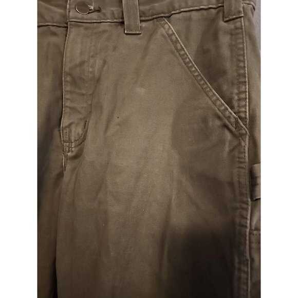 Carhartt Carpenter Relaxed Fit Work Pants Size 34x30 Beaver Nice CR50 - Picture 3 of 7